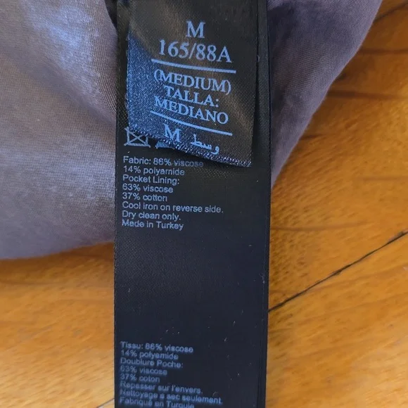 AllSaints, Calla Fishtail Parka Jacket Coat, Gray, EUC, Women's M - Picture 16 of 16